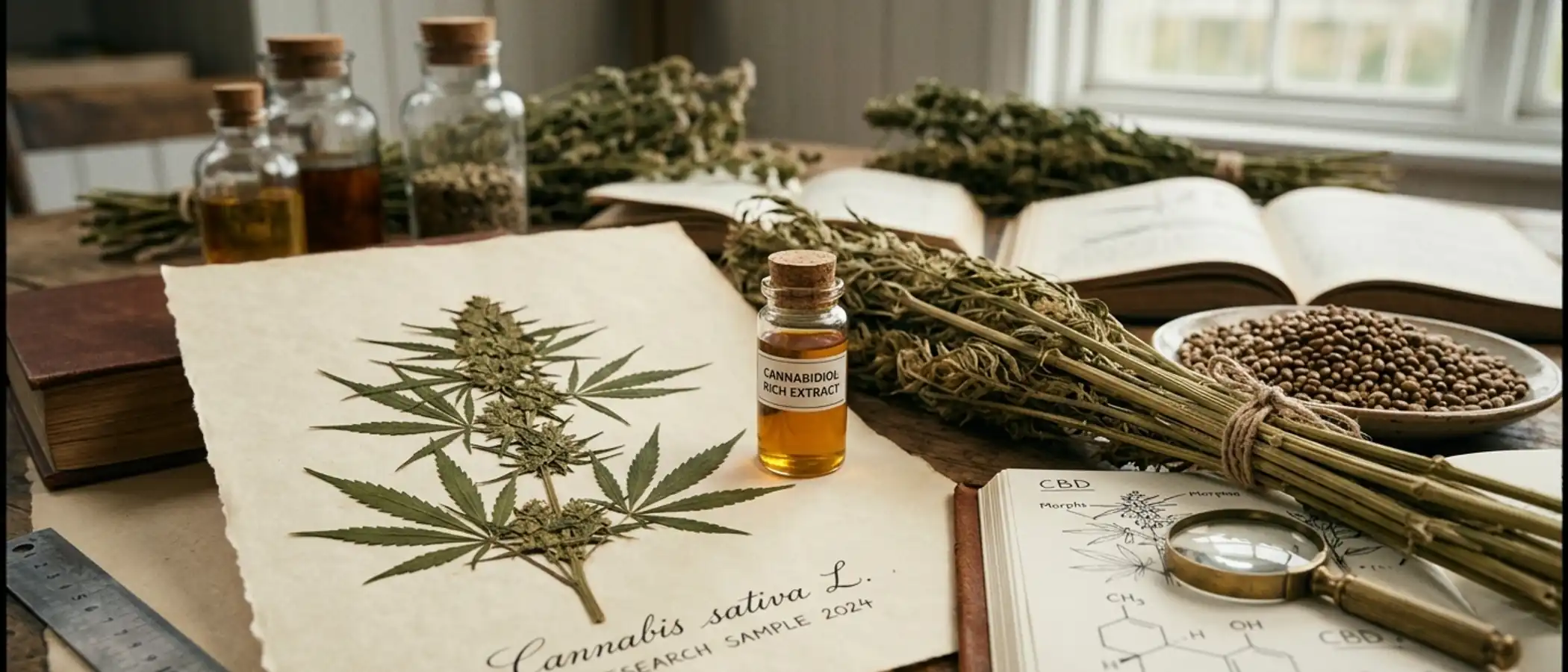 Cannabis sativa L. — redaktionelles Titelbild von CBDWissen