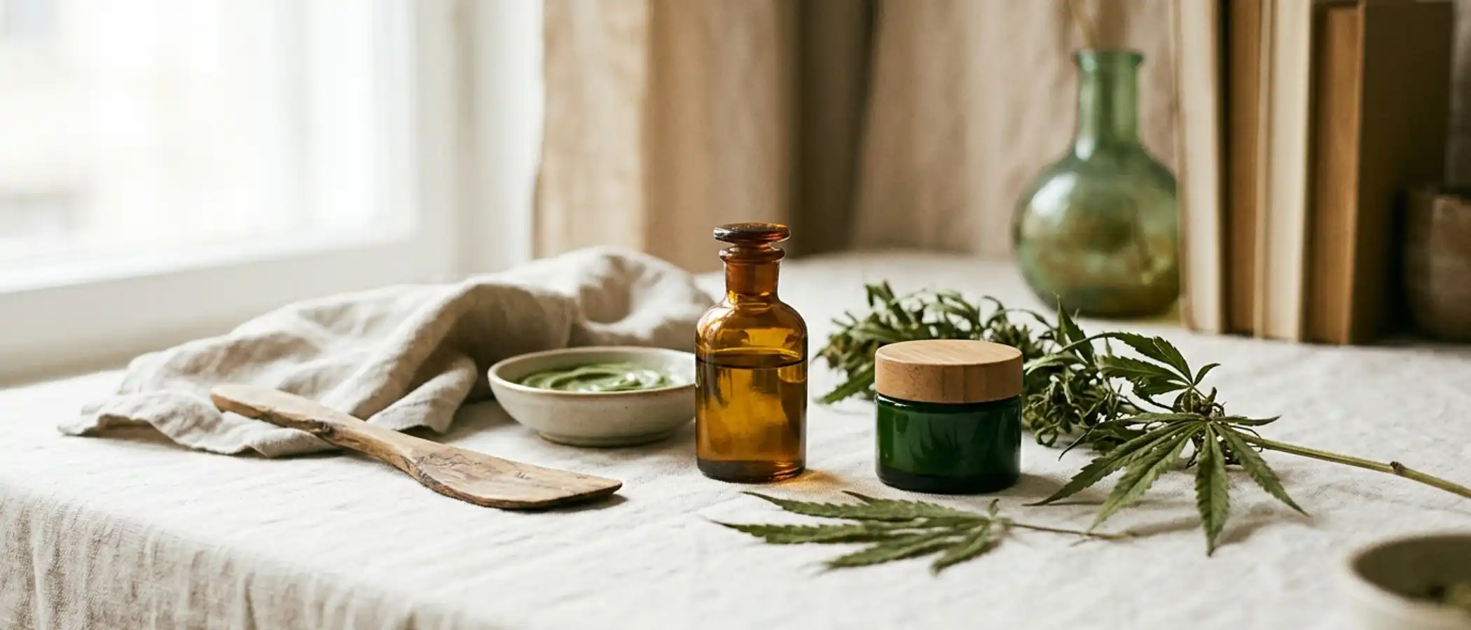 CBD-Kosmetik — redaktionelles Titelbild von CBDWissen