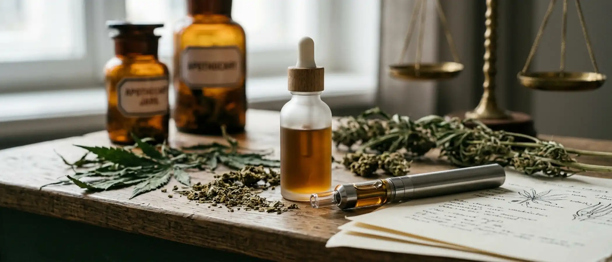 CBD-Liquid (Verdampfen) — redaktionelles Titelbild von CBDWissen