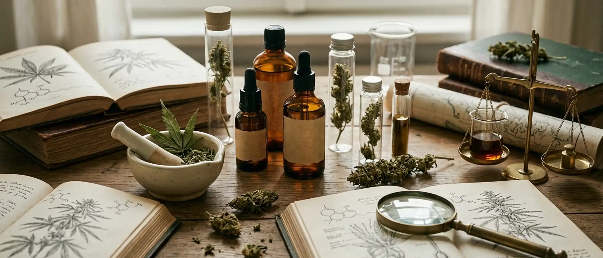 CBD-Begriffe — redaktionelles Titelbild von CBDWissen