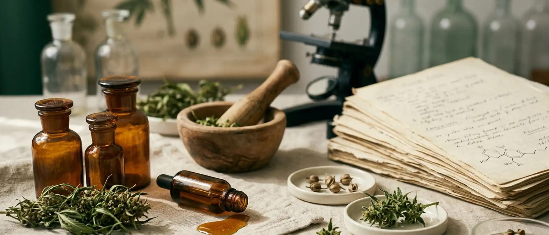 Phytocannabinoide — redaktionelles Titelbild von CBDWissen